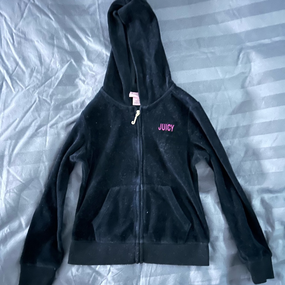 Juicy girls size 6 zip hoodie